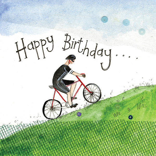 Cycling Birthday Greeting Card