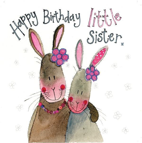 Little Sister Birthday Greeting Card