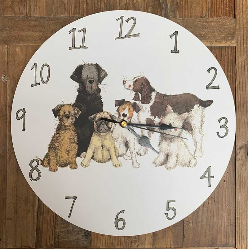Clock - Delightful Dogs