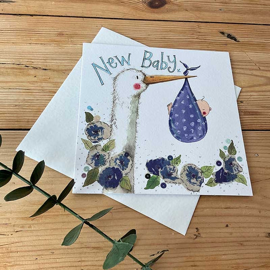 New Baby Boy Greeting Card