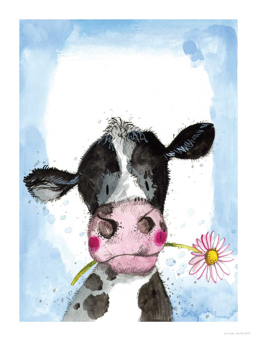 Cow Small Spiral Bound Notepad