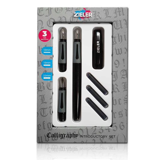 Introductory Calligraphy Pen Set | 3 Nibs & 1 Pen Section