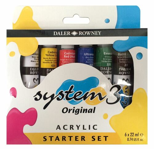 Daler Rowney Acrylic Paint Set