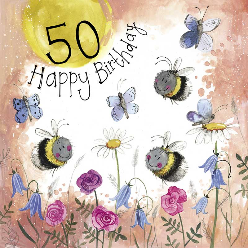 50 Birthday Greeting Card