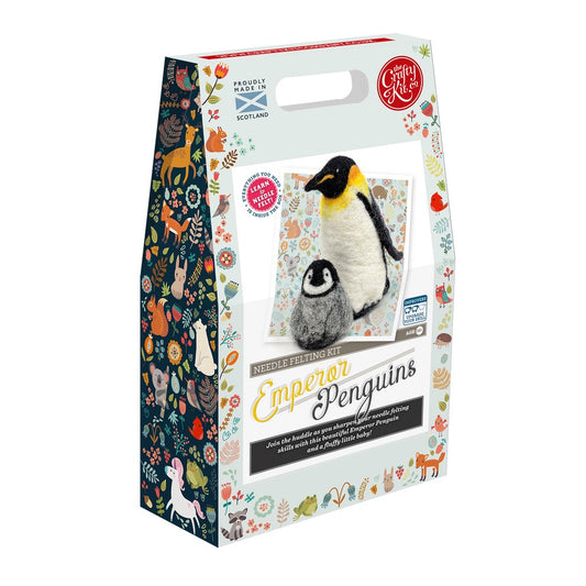 Emperor Penguins Needle Felting Craft Kit