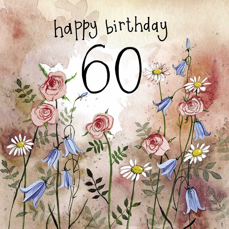 60 Birthday Greeting Card