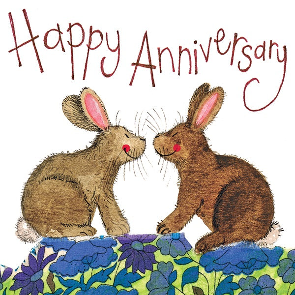 Anniversary Bunnies Greeting Card