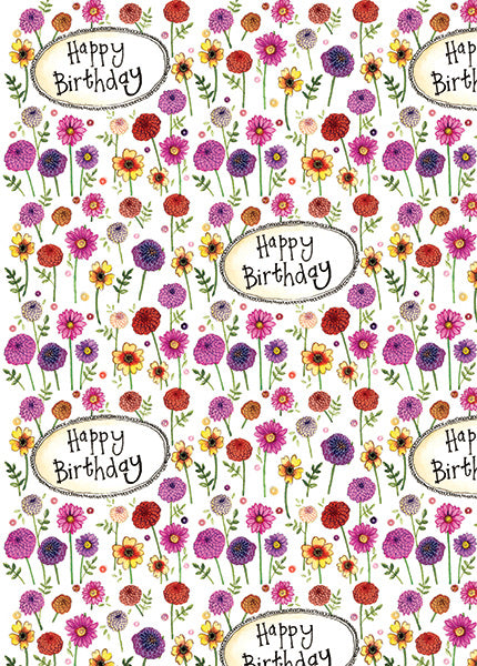 Dahlia - Loose Sheet Gift Wrap