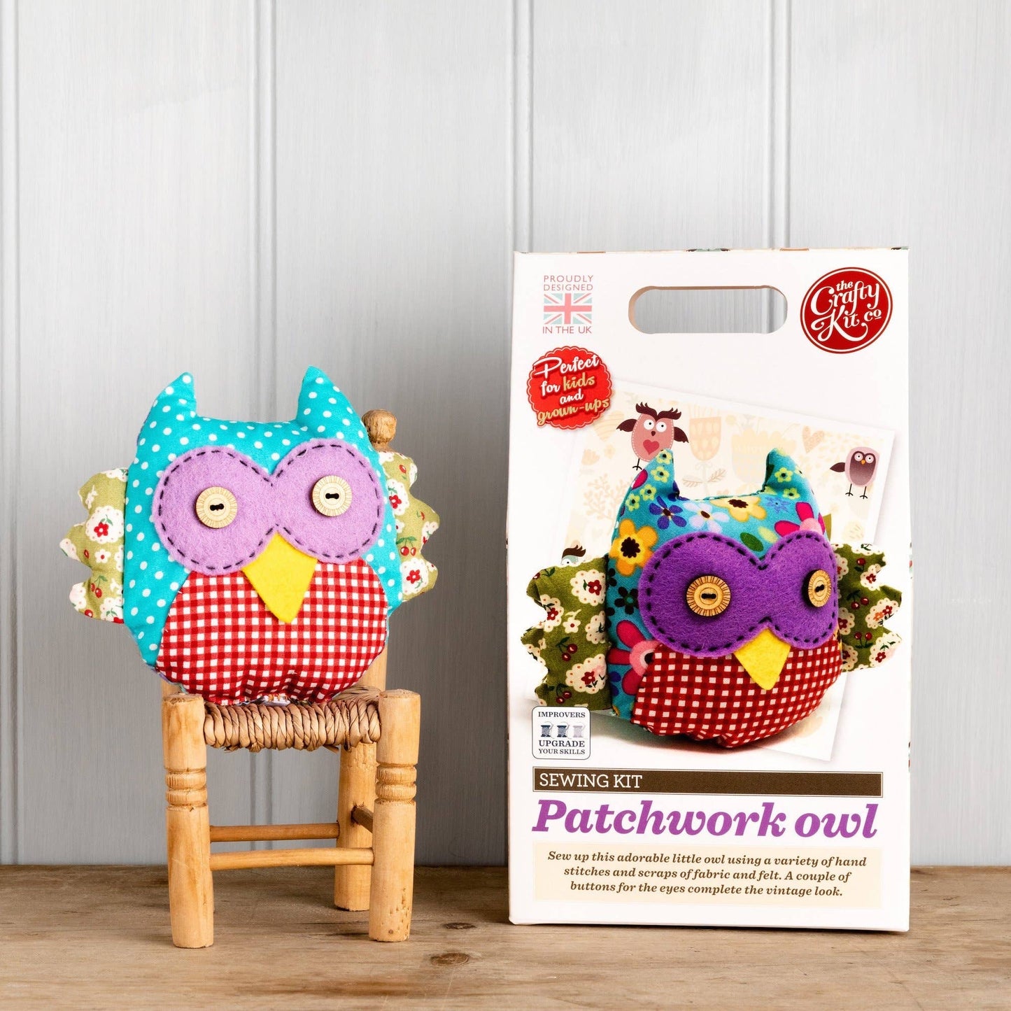 Patchwork Owl Sewing Craft Craft Kit