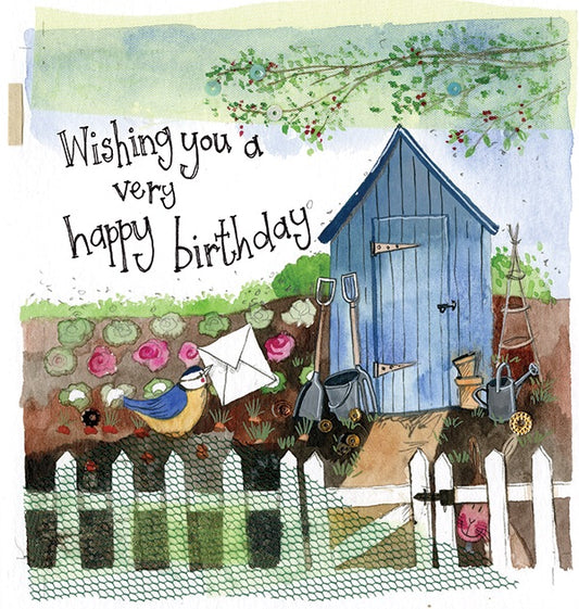 Garden Birthday Greeting Card