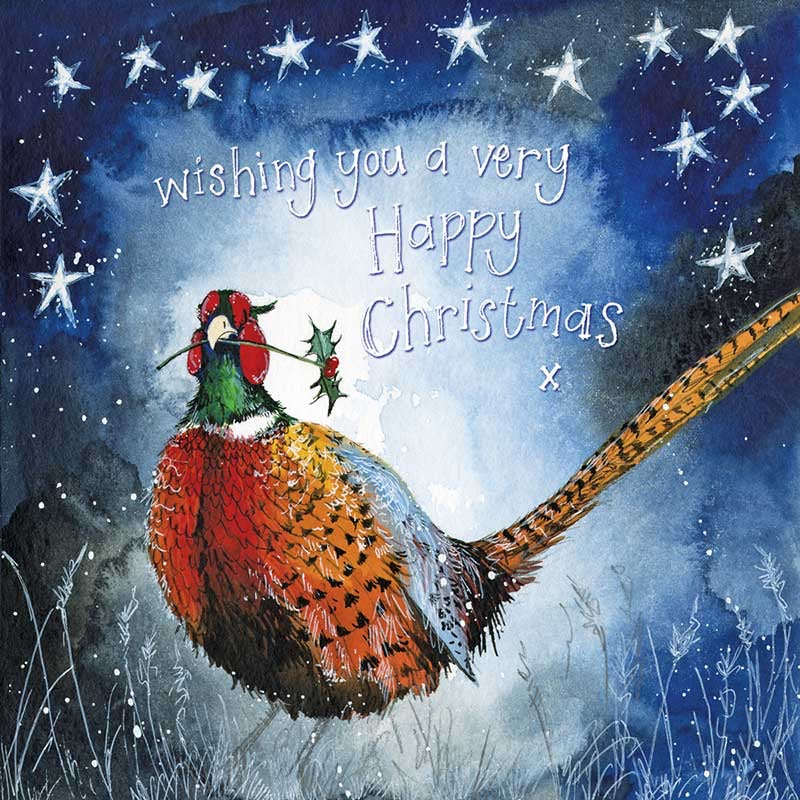Pheasant Christmas Card