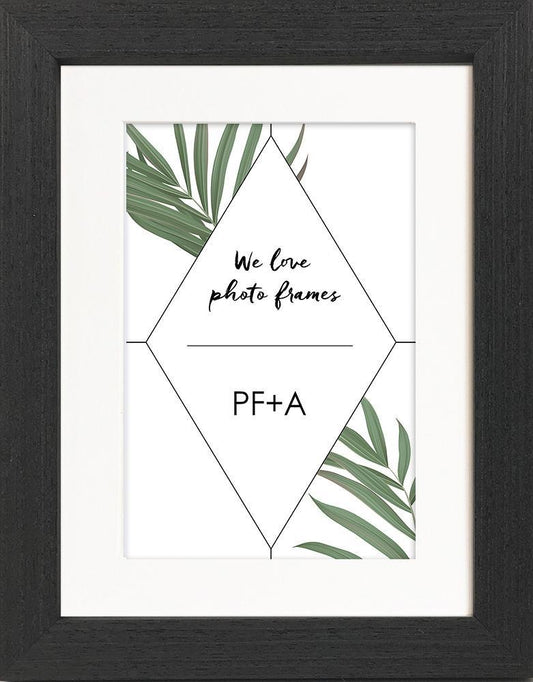 Dark Grey Wood Frame 8x6" for 6x4”