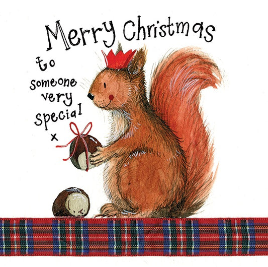 Squirrel Christmas Card