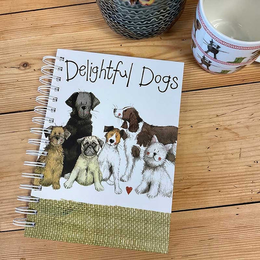 Delightful Dogs Spiral Journal