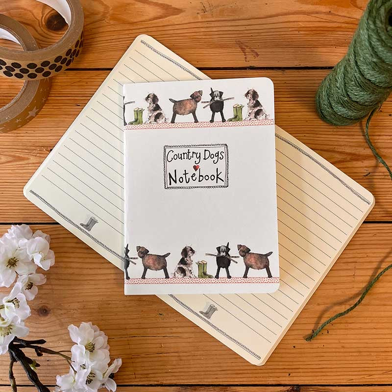 Country Dogs Medium Soft Notebook