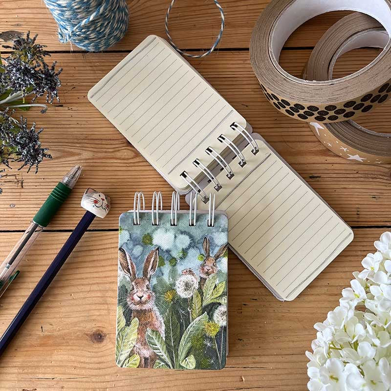 Little Rabbits Small Spiral Bound Notepad