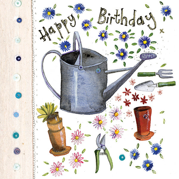 Birthday Gardening Greeting Card