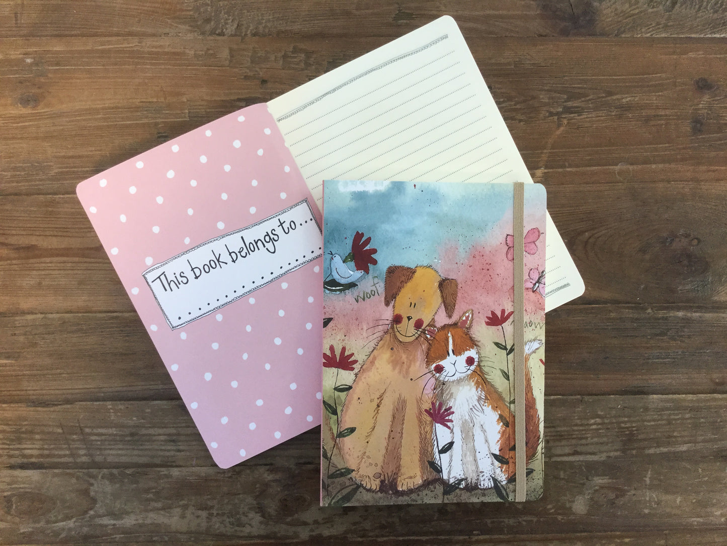 Love Dog & Cat Large Chunky Notebook