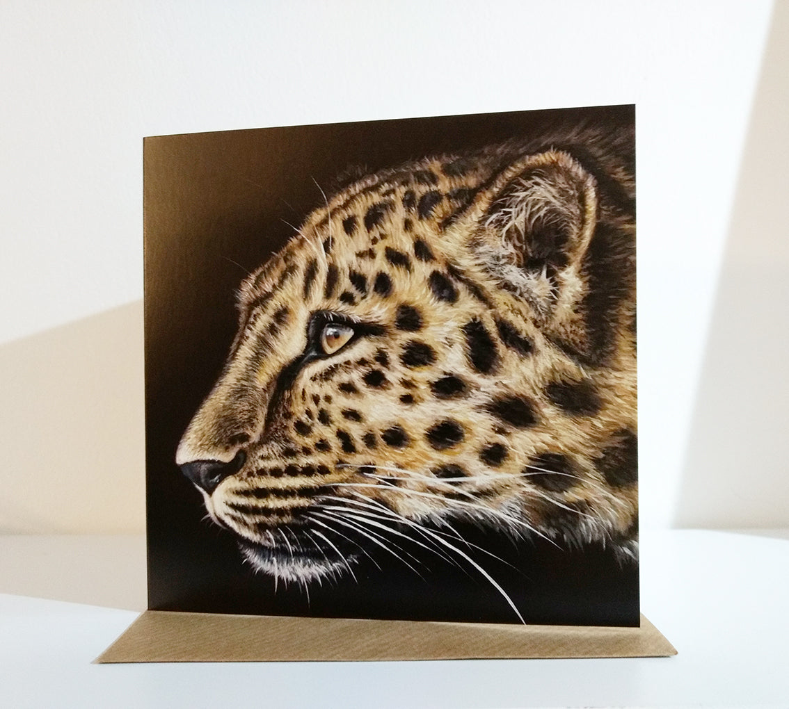 Leopard Greeting Card – Wild Art Gallery