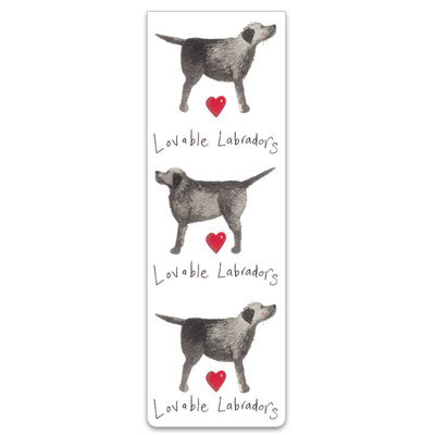 Lovable Labradors Dog Magnetic Bookmark