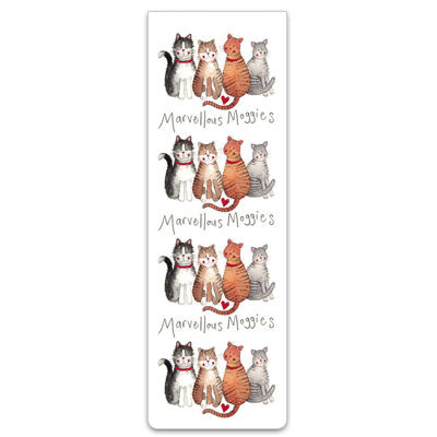Marvellous Moggies Cats Magnetic Bookmark