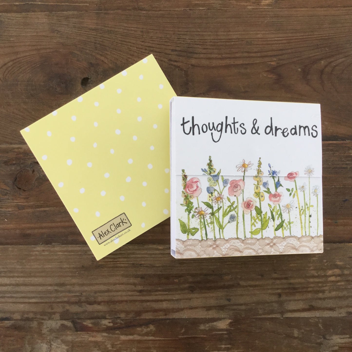 Thoughts and Dreams Flowers Magnetic Notepad