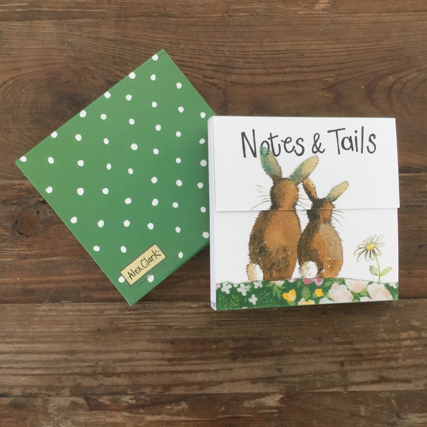 Notes and Tails Rabbits Magnetic Notepad