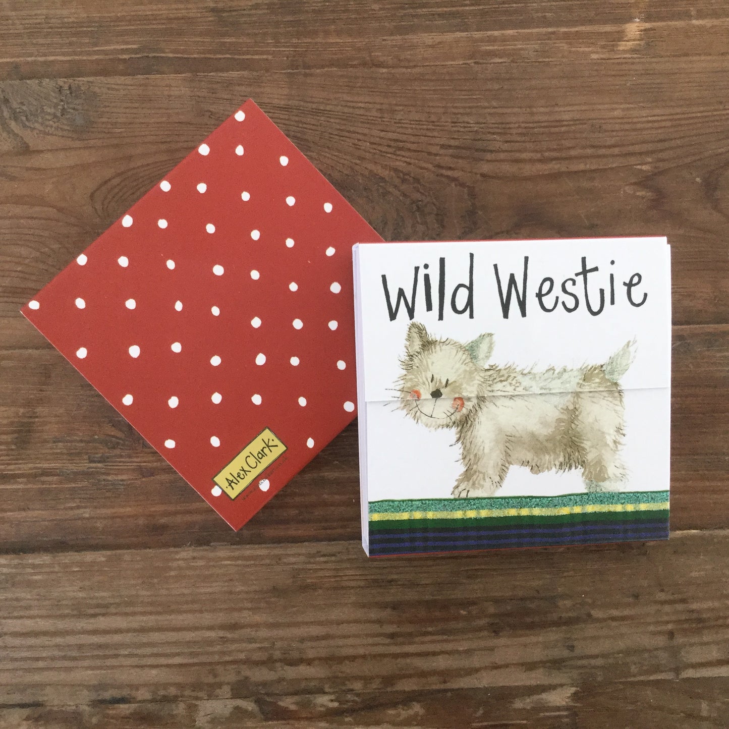 Wild Westie Mini Magnetic Notepad