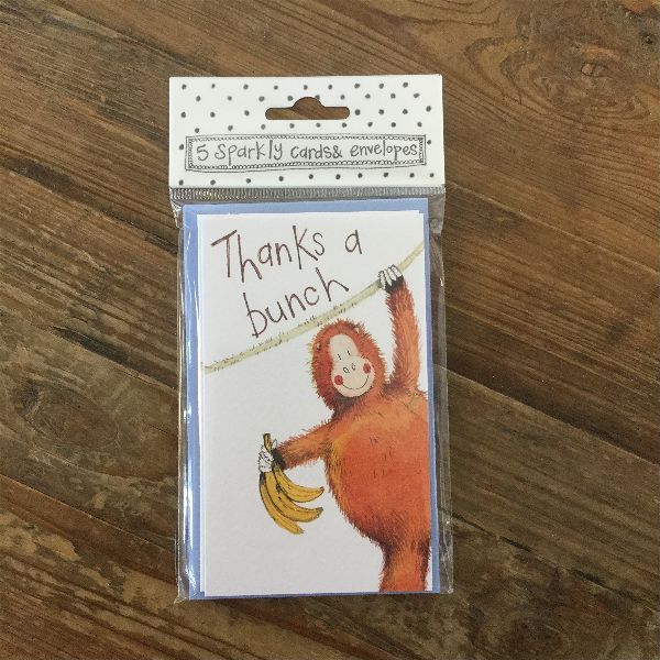 Thank You Orangutan Notelets (5 Pack)