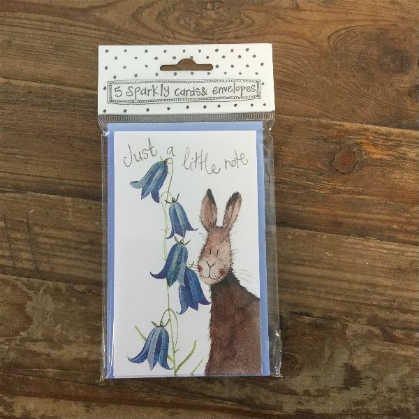 Little Note Hare Notelets (5 Pack)