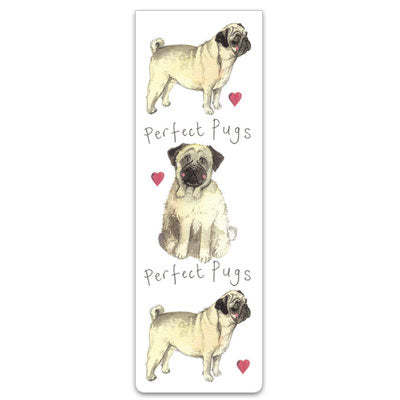 Perfect Pugs Dog Magnetic Bookmark
