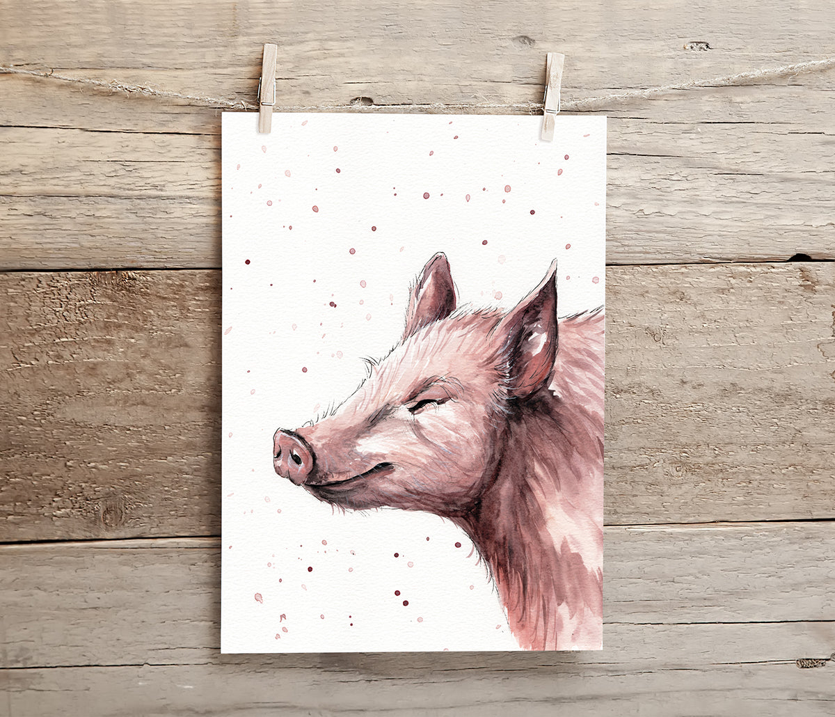 Pig - A4 Print