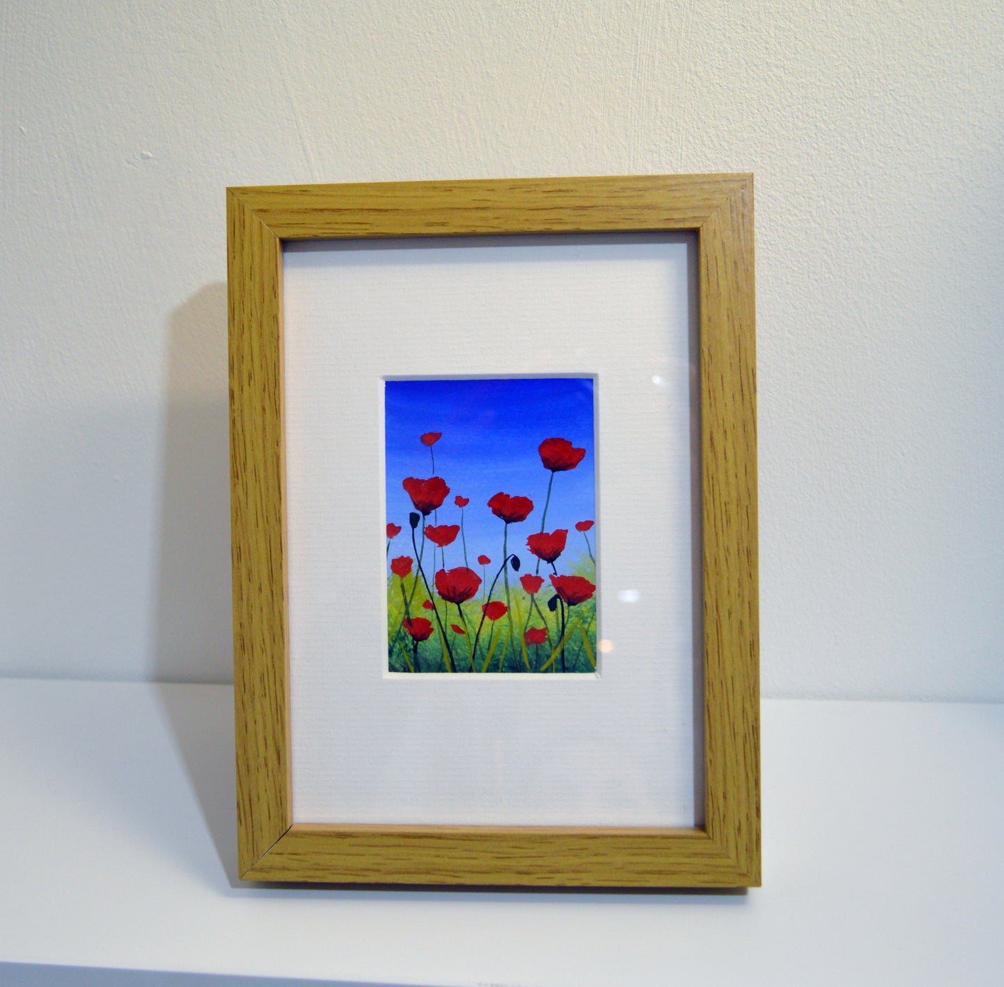 Poppies In Frame SOLD