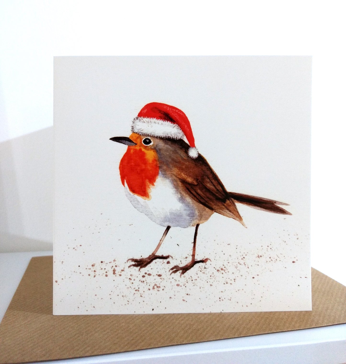 Christmas Robin Greeting Card