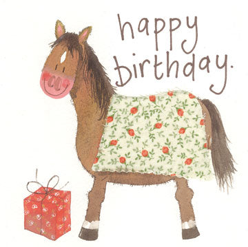 Birthday Pony Greeting Card
