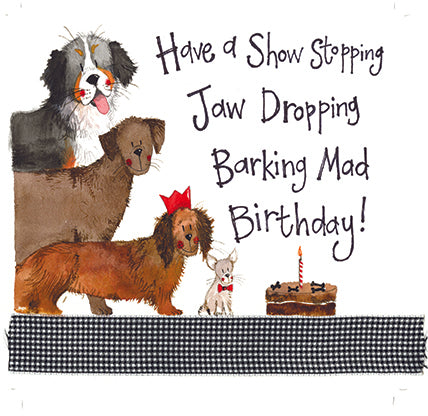 Dogs Birthday Greeting Card