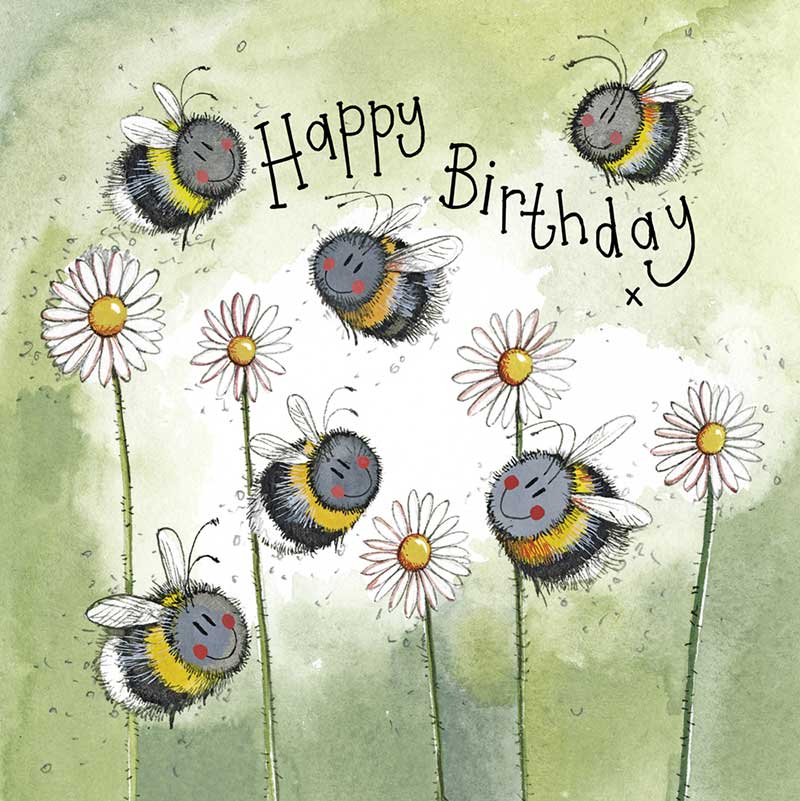 Sunshine Bees Birthday Card