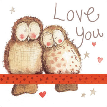 Love You Owls Greeting Card