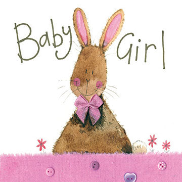 Baby Girl Greeting Card