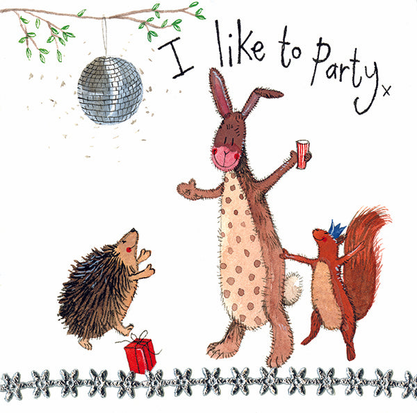 Animals Party Greeting Card