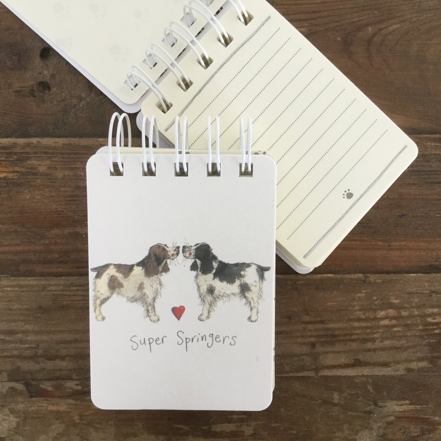 Super Springers Dog Small Spiral Bound Notepad