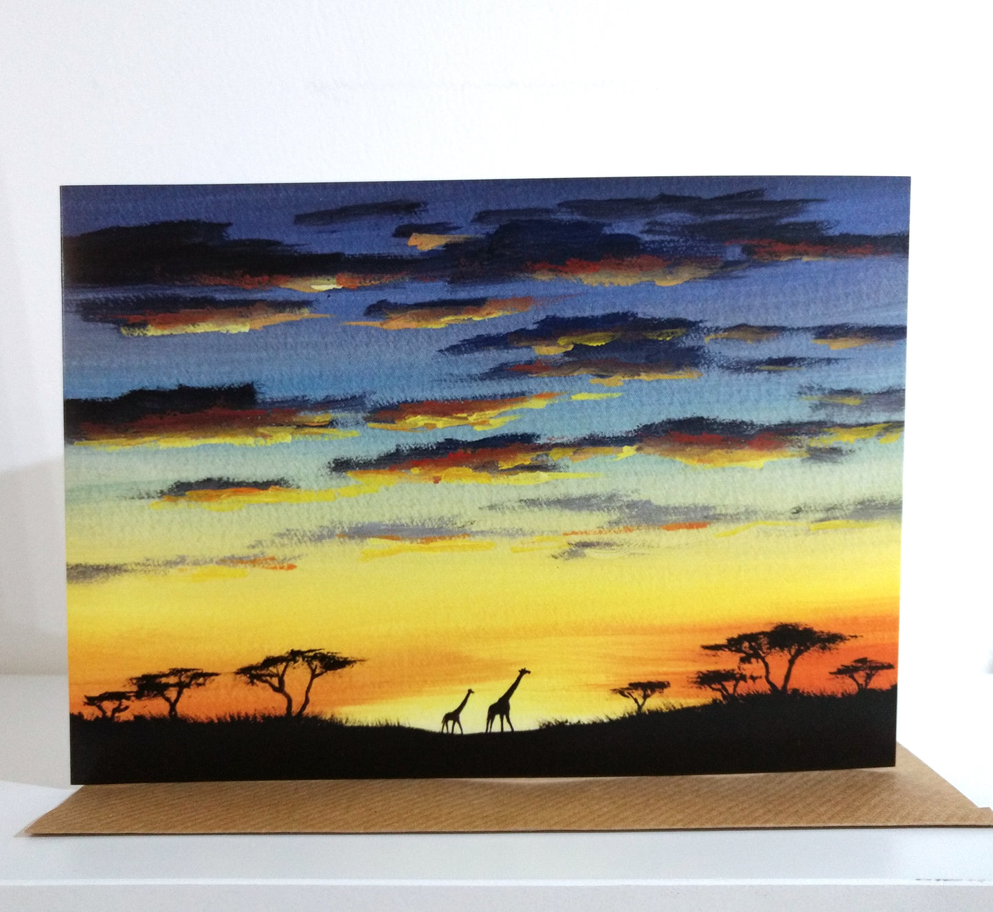 Sunset In Africa Greeting Card
