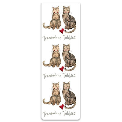 Tremendous Tabbies Cats Magnetic Bookmark