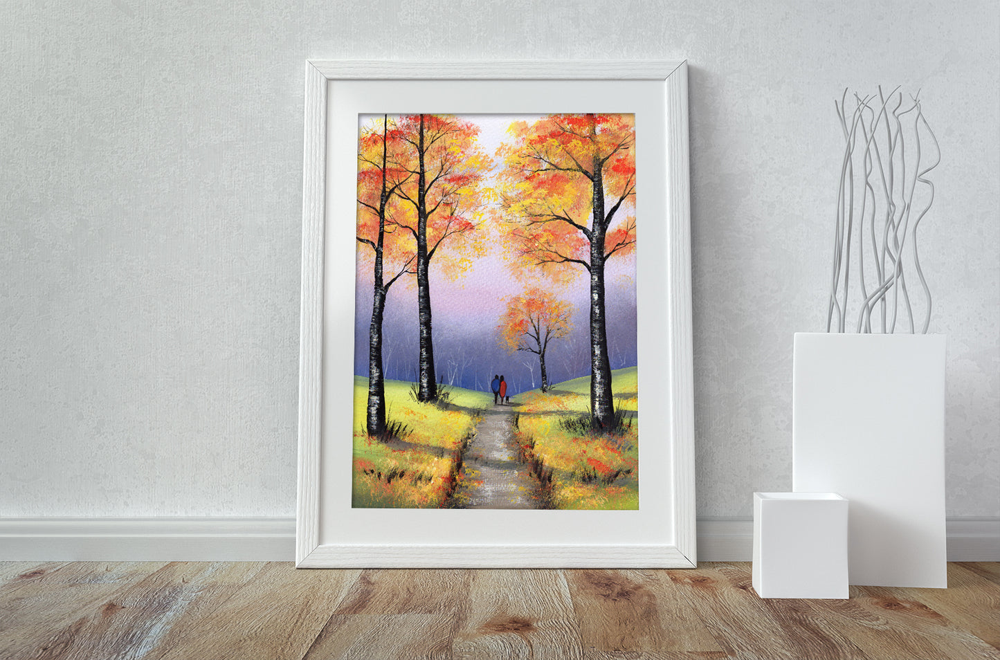 Our Autumn Walk - A3 Print