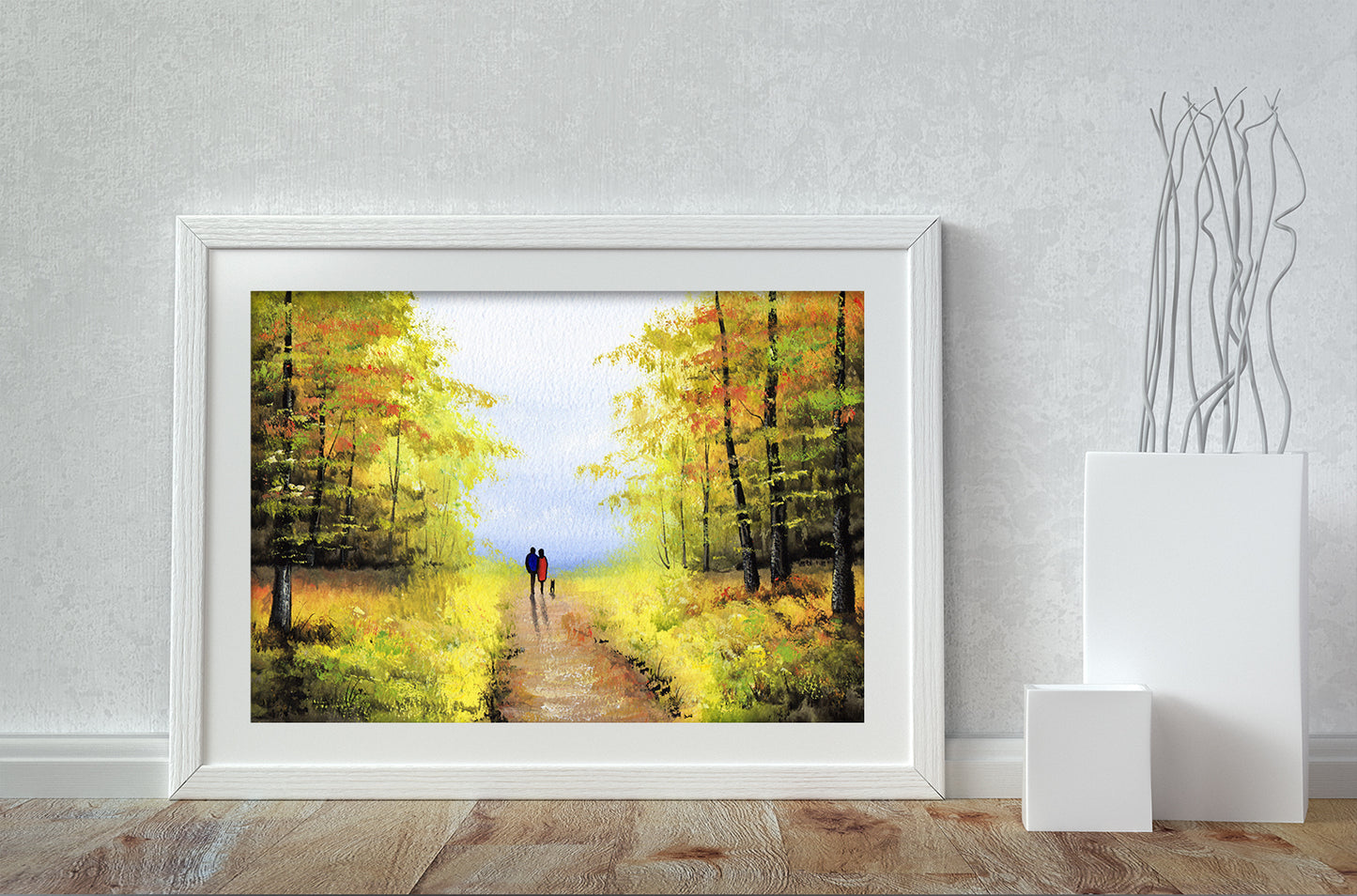 Autumn Forest Walk - A3 Print