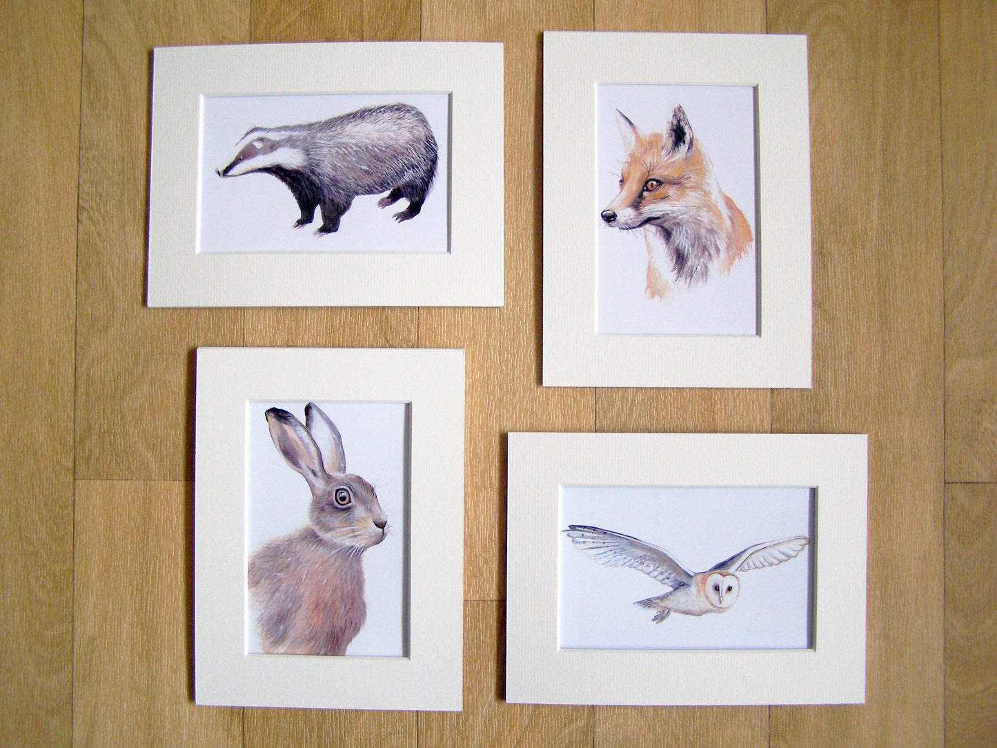 Set of 4 Wildlife Prints