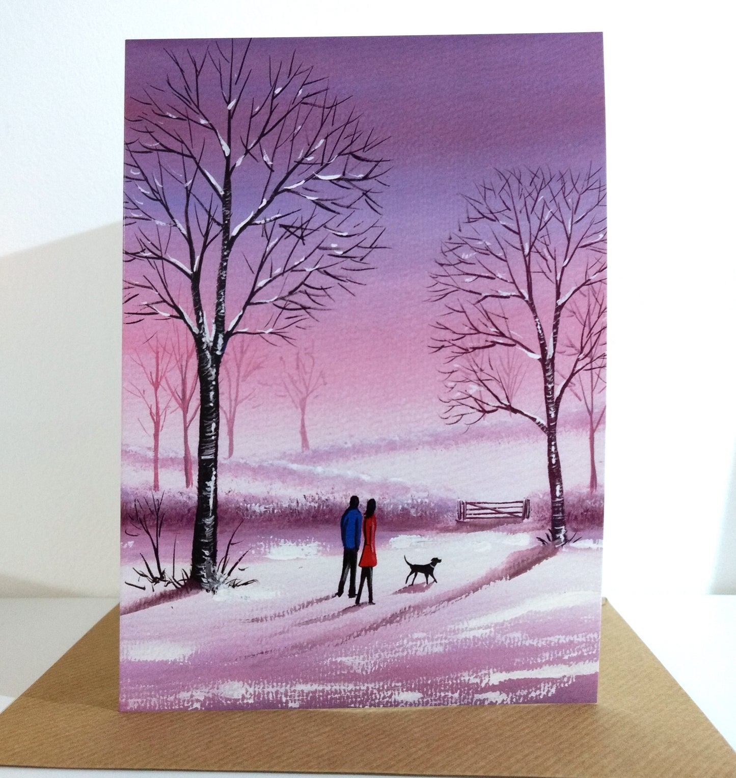 Winter Sky Greeting Card
