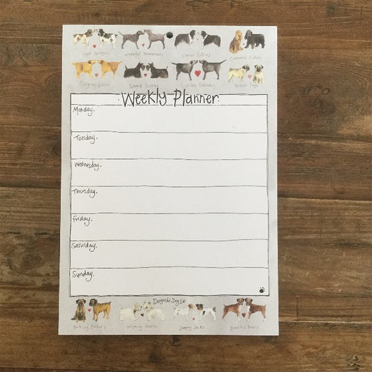 Delightful Dogs Weekly Planner